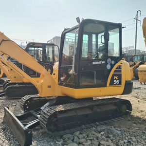 รถขุดขนาดเล็ก Komatsu PC56 มือสอง สภาพดีเยี่ยม รุ่นปี 2022 ความจุบุ้งกี๋ 0.2 ลบ.ม. เครื่องยนต์จากญี่ปุ่น พร้อมวิดีโอตรวจสอบ - Product Image 1