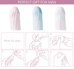 Masturbateur masculin coupe Ultra doux TPR réaliste poche chatte vagin bouche orale coup Job jouets sexuels pour hommes homme Sex Shop - Product Image 3