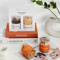 Venta caliente PVE Tuercas Snack Cilindro Caja Comida Fruta Caja Tapa sellada Galletas transparentes Embalaje de dulces con etiqueta personalizada
