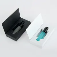 Personnalisé plaine 30ml 50ml 100ml livre style recycler carton rigide compte-gouttes UV mousse insérer bouteille de parfum boîte de chocolat