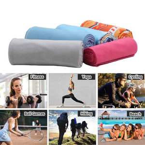 Serviette de sport en microfibre douce à séchage rapide, imprimée sur mesure, anti-sable, pour piscine et plage - Product Image 6