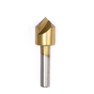 Sistema británico 3/8 ''1/2'' 3/4 ''Flauta simple recubierta de Titanio Cortador de biselado de 90 grados <span class=keywords><strong>Prensa</strong></span> de taladro de chaflán - Product Image 5
