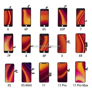 Nhà máy cung cấp Màn hình cảm ứng cho điện thoại bị hỏng màn hình giá rẻ Digitizer lắp ráp đầy đủ cho iPhone <span class=keywords><strong>6</strong></span> đến 8P Màn hình hiển thị - Product Image 1