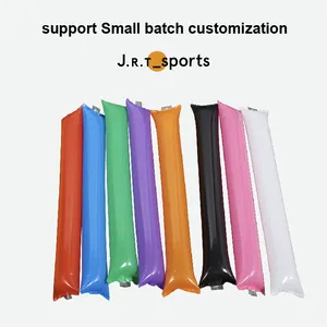 JRT Wholesale Custom Printing Logo Inflatable Thunder Sticks Cheering Sticks Noise Makers For Sports And Games