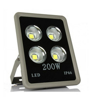 Projecteur LED haute puissance 200W pour jardin, indice de protection IP65, angle de faisceau de 120 degrés, boîtier en aluminium, haute luminosité, garantie de 3 ans