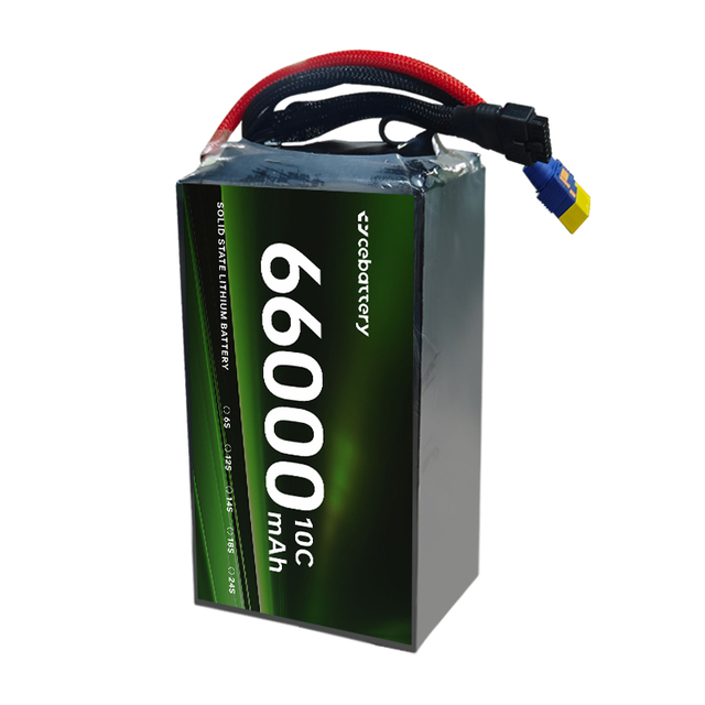 Industrial UAV Solid State Battery 54000mAh to 66000mAh Range Lithium Polymer Lipo Stock Batteries for 6S 12S 14S 18S Uav