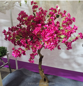 Arbre de table artificiel en fleurs de cerisier de 1 m, 1,5 m avec branches remplaçables, branches courbées artificielles pour mariages en extérieur - Product Image 5