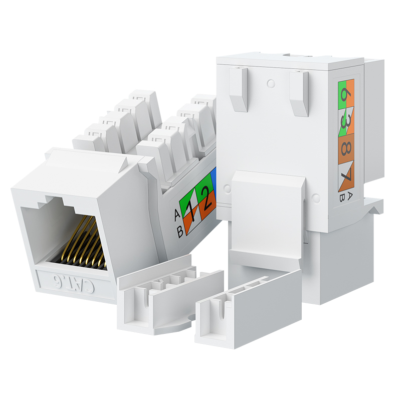 CAT6 UTP RJ45 сетевой модуль Keystone Jack 90 градусов неэкранированный Cat6 модуль Keystone Jack