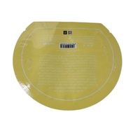 Sac d'emballage de masque facial vide mat thermoscellable en gros pochette d'emballage de masque facial et oculaire à décoller