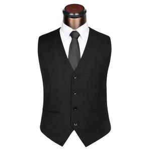 S0349A 2026 New Fashion High Quality Wholesale Slim V-neck Suit <b>Vest</b> Men's Business Solid Color <b>Vest</b> Men's <b>Vests</b> - Product Image 2