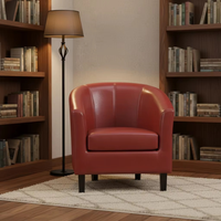 Fauteuil de détente moderne et confortable avec mousse haute densité pour appartement résidentiel, chambre et bureau à domicile
