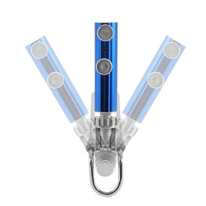 ที่วางคันเบ็ดแบบติดตั้งบนพื้นดิน อลูมิเนียมอัลลอยด์ หมุนได้หลายทิศทาง พับเก็บได้ สำหรับตกปลากลางแจ้ง - Product Image 5