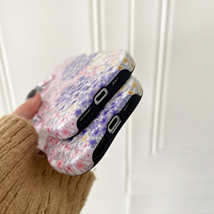 Spring fresh floral pattern phone case for <b>iPhone</b> 16 Pro Max, also compatible with for <b>iPhone</b> 17, 15/14, two-in-one shockproof - Product Image 6