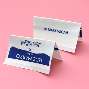 Custom woven label woven clothing labels clothes shirt cotton clothing woven label - Product Image 1