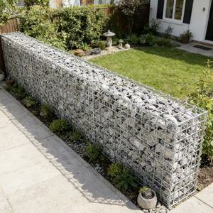 <span class=keywords><strong>Cage</strong></span> en acier inoxydable standard chinois pour mur de soutènement, fabriquée sur mesure en usine, avec des trous carrés, clôture soudée - Product Image 4