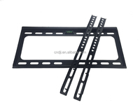 Support mural universel pour téléviseur LCD LED V-STRA en acier épaissi, 26-63 pouces, support fixe intégré, capacité de 50 kg
