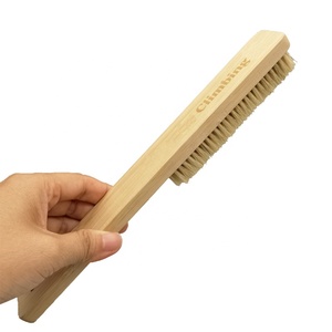 climbing holds stone big brush bamboo handle boar hair gym chalk brush wooden climbing brush