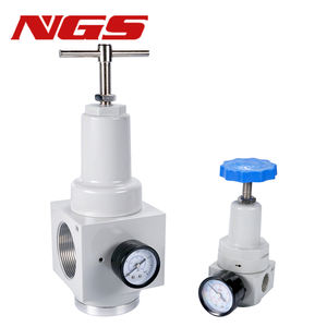 4MPa QTYH-8 10 15 25 50 1/4 3/8 1/2 2 英寸 BSP 入口端口 气动高压 0~40 bar 空气调节阀带压力表 - Product Image 6