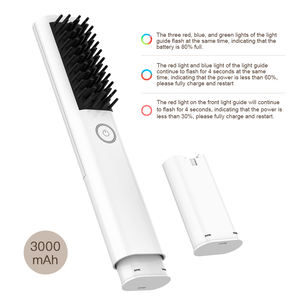 <span class=keywords><strong>Brosse</strong></span> à friser rotative <span class=keywords><strong>sans</strong></span> <span class=keywords><strong>fil</strong></span>, fer à friser automatique, Portable, 3 en 1, peigne pour cheveux bouclés - Product Image 5