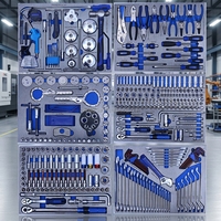 Coffret d'outils personnalisable 424 pièces avec insert en mousse EVA, solutions de rangement pour clés à cliquet et douilles, outils portables