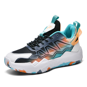 Chaussures de <span class=keywords><strong>basket</strong></span> décontractées en maille et <span class=keywords><strong>cuir</strong></span> microfibre, tige en KPU, semelle intermédiaire en EVA, style urbain coloré pour hommes, sport et usage quotidien - Product Image 1