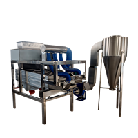 Machine à éplucher les fèves de cacao 500 kg/h, éplucheur de cacao automatique, éplucheur de fèves de cacao à haute efficacité