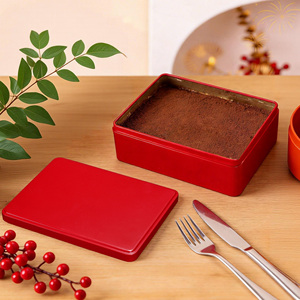 Boîte à biscuits personnalisée <span class=keywords><strong>en</strong></span> métal avec couvercle, boîte à biscuits <span class=keywords><strong>en</strong></span> métal de 500 g, emballage de biscuits, boîte cadeau personnalisée avec logo imprimé - Product Image 4