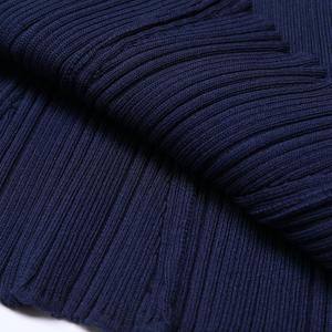 Nuovi Arrivi Estivi: Elegante Abito Corto da Donna <span class=keywords><strong>in</strong></span> <span class=keywords><strong>Maglia</strong></span> Blu Navy e Rosa con Colletto e Maniche Corte, Ideale per Feste - Product Image 4