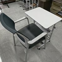 Table de chevet roulante légère en MDF, réglable en hauteur, bureau d'étude mobile pour étudiants, bureau d'ordinateur pour chambre à coucher