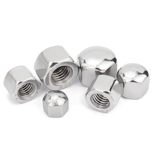 น็อตหกเหลี่ยมหัวโดม DIN 917 เมตริก M3 ถึง M20 สแตนเลส DIN917 - Product Image 1