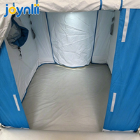 Tente de douche gonflable personnalisée pour les interventions d'urgence et les secours médicaux