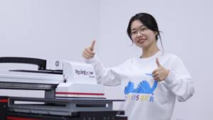 เรนโบว์ A2 A3สิ่งทอผ้าเสื้อยืดเครื่องการพิมพ์ Hoodies เสื้อกันหนาวผ้าเสื้อยืดผ้าฝ้ายดิจิตอล Dtg เครื่องพิมพ์รถ - Product Image 3