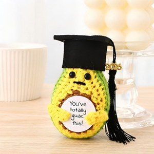 Vendita all'Ingrosso di Simpatici Pupazzi di Animali all'Uncinetto 'Emotional Support Crochet Positive Pickle' Classe 2026, Divertenti Regali Commemorativi per <span class=keywords><strong>la</strong></span> Laurea - Product Image 4