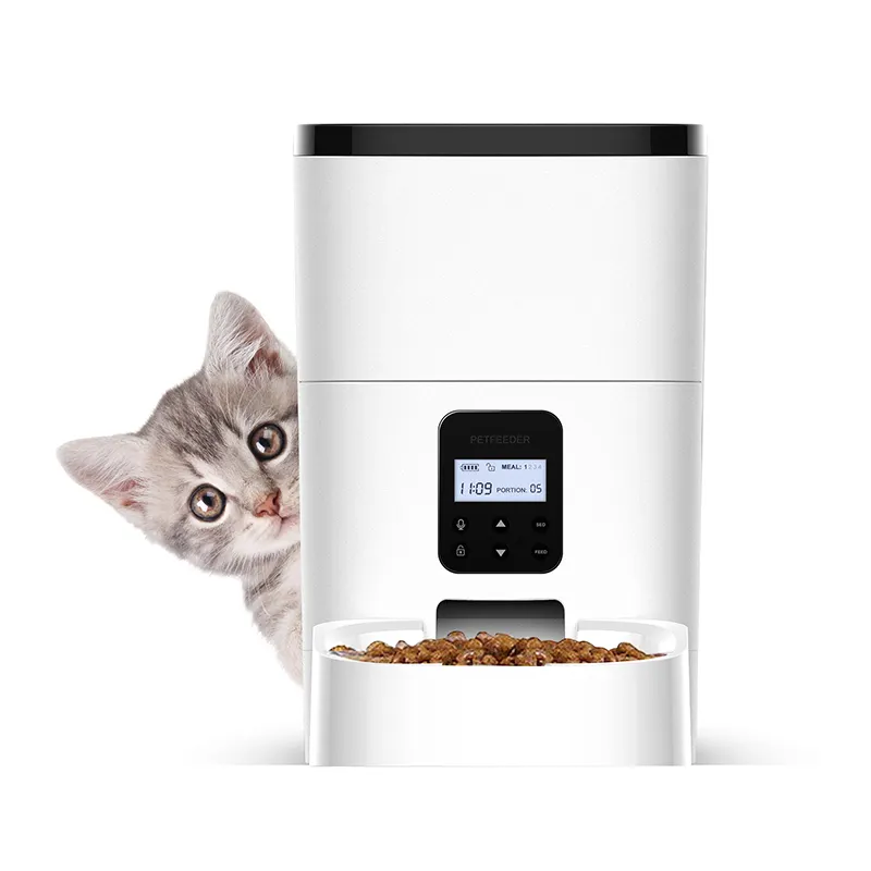 Automatischer Auto Cat Dog Intelligenter Timer Smart Pet Feeder Intelligenter automatischer Mikrochip Cat Dog Pet Feeder Mange oire Food Bowl