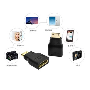 ตัวแปลงอะแดปเตอร์มินิ HDMI เป็น HDMI สำหรับการเชื่อมต่อแท็บเล็ต กล้อง DV และทีวี - Product Image 3