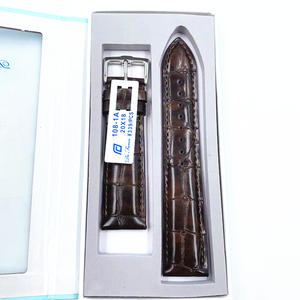 Cinturino in vera pelle 108-1A di alta qualità con cinturino in morbida pelle bovina con motivo a nodo di bambù per orologiai - Product Image 4