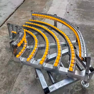 Tốc độ cao dỡ tải đường sắt trượt <span class=keywords><strong>90</strong></span> độ lần lượt kho hàng hóa chuyển mịn hướng dẫn con lăn - Product Image 3