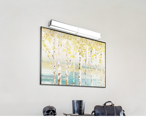 Applique murale LED contemporaine argentée, élégante, pour salle de bain, pour usage domestique - Product Image 2