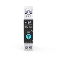 API TUYA Zigbee 3.0 Smart Life Mcb 1P 63A 3.5mm Rail DIN Mini commutateur de télécommande sans fil domotique intelligente
