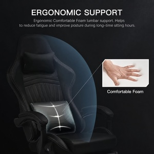 <span class=keywords><strong>Silla</strong></span> Gamer Ergonómica de Gravedad Cero, con Logotipo Personalizado, de Alta Calidad, con Masaje, Refrigeración, Altura Ajustable - Product Image 4