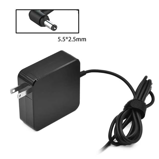 Power Adapter Charger for ASUS 65W 19V 3.42A Smart PD 3.0 Fast 5.5*2.5 DC Output Compatible and Desktops