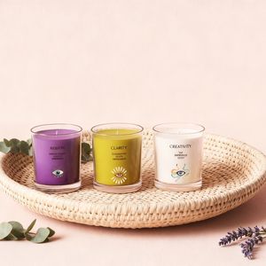 Ensemble de bougies <span class=keywords><strong>d</strong></span>'aromathérapie personnalisées, bougies rituelles spirituelles avec étiquettes <span class=keywords><strong>d</strong></span>'<span class=keywords><strong>intention</strong></span>, bougies parfumées pour la méditation - Product Image 5