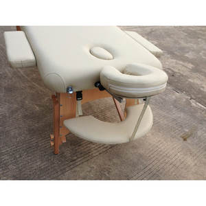 Camilla de Masaje Plegable de Madera Maciza Ajustable de Estilo Europeo para Salón de Belleza y Spa, Venta al por Mayor Original para Aplicaciones Faciales - Product Image 3