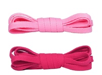 Lacets plats durables de 8 mm de large, multicolores, vente en gros, lacets de forme spéciale, fabricant de lacets personnalisés