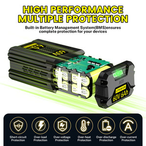 Batterie de remplacement 60V 4Ah 5Ah 6Ah compatible avec la batterie Green Works Max 60V pour outil électrique sans fil B60A03 LB60A02 LB60A00 - Product Image 6