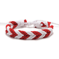 Bracelet en coton et en chanvre tressé, réglable, bon marché, promotionnel, bohème, unisexe, pour femmes et hommes, bracelet fait main, coloré