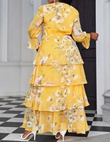 Robe longue décontractée pour femme à manches longues, avec lacets et appliqués, taille naturelle, ODM, grande taille, soutien-gorge intégré, pour toutes les saisons