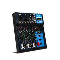 Meilleures ventes - Contrôleur DJ / Console audio - Mixeur USB BT - Mixeur audio 4 canaux pour scène