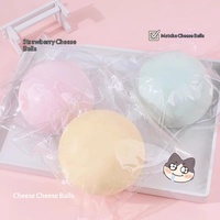 Jumbo Fluid Cheese Squishy Ball Toy Rubber Slow Rising Watery Kneading Gooey Squeeze Stress Relief Fidget for Girls Boys 14+