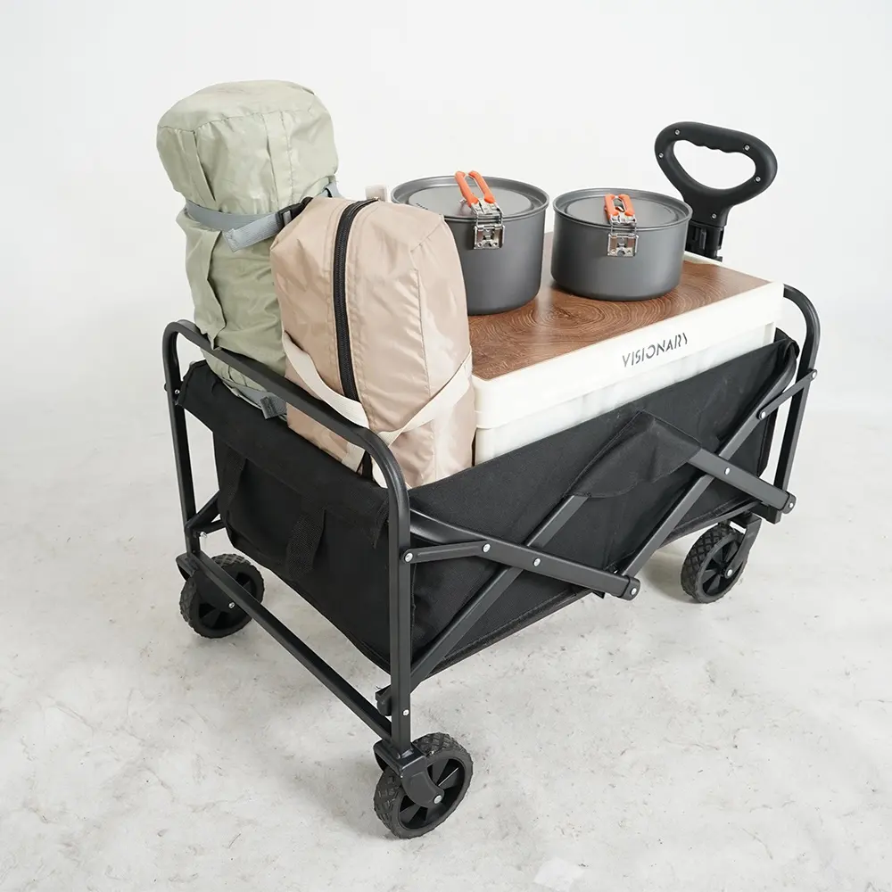 Đen Mini Kích Thước Nhỏ Gọn Trọng Lượng Nhẹ Gấp Wagon Giỏ Hàng Có Thể Điều Chỉnh Xử Lý Có Thể Gập Lại Giỏ Hàng Thị Trường Di Động Gấp Xe Đẩy Collap